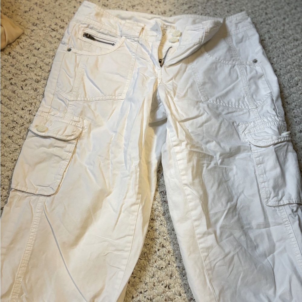 White Capri Pants